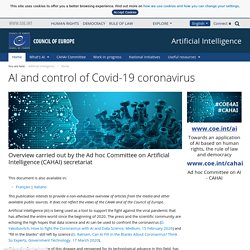 IA et lutte contre le coronavirus Covid-19