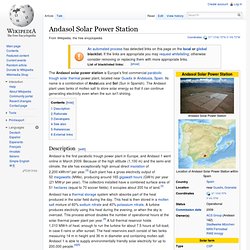 Andasol Solar Power Station