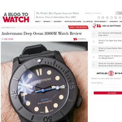 Andersmann Deep Ocean 3000M Watch Review