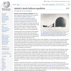 Andrée's Arctic balloon expedition