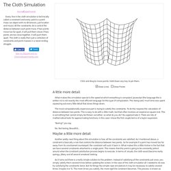 The Cloth Simulation - StumbleUpon