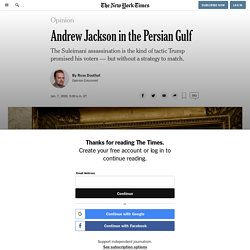 Andrew Jackson in the Persian Gulf