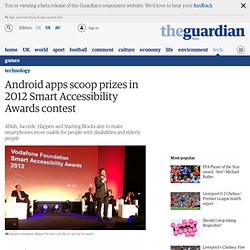 Android apps scoop prizes in 2012 Smart Accessibility Awards contest