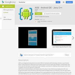 AIDE - Android IDE - Java, C++