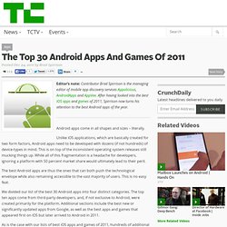 The Top 30 Android Apps And Games Of 2011