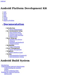 Android - Build System