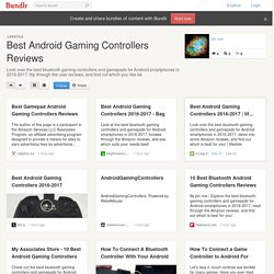 Best Android Gaming Controllers Reviews