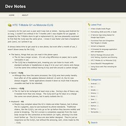 Android - Dev Notes