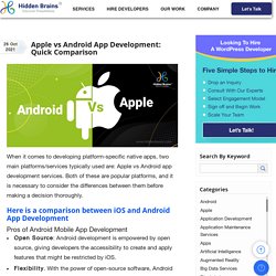 Apple vs Android App Development: Which One Works for Your Business?