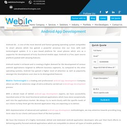 Android App Development Services, Android Application Development Company