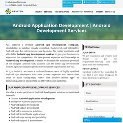 Android App Development, Cutting Edge Android Development Company