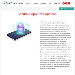 android app development company in india