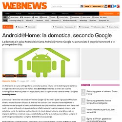 Android@Home: la domotica, secondo Google