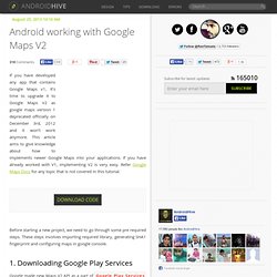 Android Google Maps V2 Tutorial