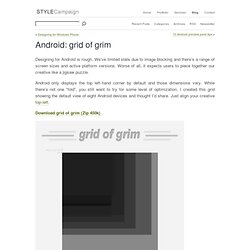 Android: grid of grim