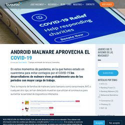 Android Malware aprovecha el COVID-19