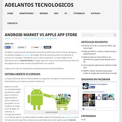 Android Market Vs Apple App Store