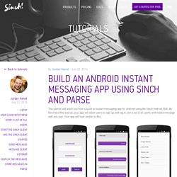 Android Messaging App Tutorial with Parse