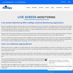 Android App For Live Screen Monitoring