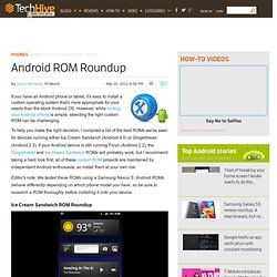 Android ROM Roundup