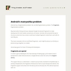 Android's matryoshka problem