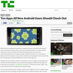 Ten Apps All New Android Users Should Check Out