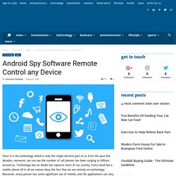 Android Spy Software Remote Control any Device - TheBuildMedia