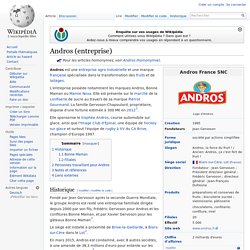 Andros (entreprise)