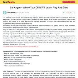 Sai Angan – Where Your Child Will Learn, Play And Grow