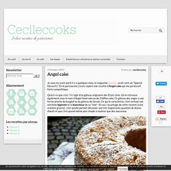 Angel cake - Cecilecooks