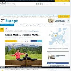 Angela Merkel, « Globale Mutti »
