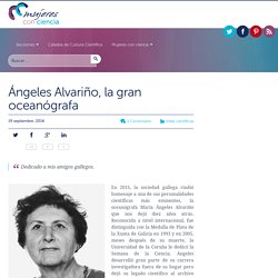 Ángeles Alvariño, la gran oceanógrafa