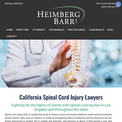 Los Angeles California Spinal Cord Injury Lawyers