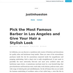 Top Professional Barber in California