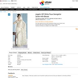 SMR1859 : Angelic Off White Faux Georgette Saree with Blouse