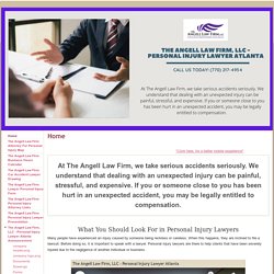 The Angell Law Firm, LLC - Personal Injury Lawyer Atlanta
