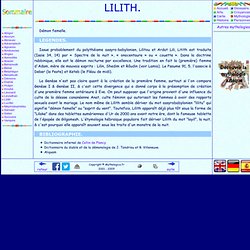 Anges et Demons: Lilith