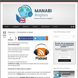 Anglais Podcast - l'invitation à diner - Manabi Anglais