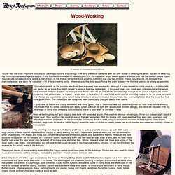 Anglo-Saxon and Viking Crafts - Woodworking