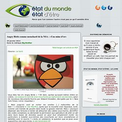 Angry Birds comme mouchard de la NSA : «Une mine d’or»