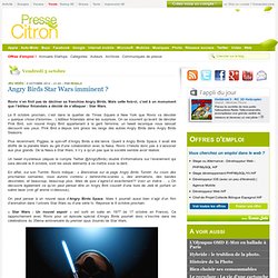 Angry Birds Star Wars imminent ?