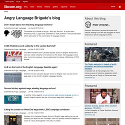 Angry Language Brigade's blog