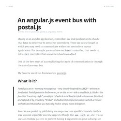An angular.js event bus with postal.js