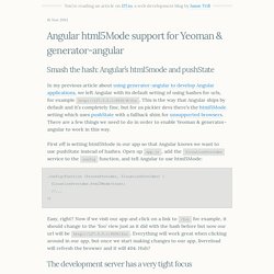 Angular html5Mode support for Yeoman & generator-angular