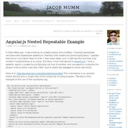 Angular.js Nested Repeatable Example » Jacob Mumm