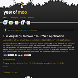 Use AngularJS to Power Your Web Application