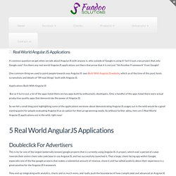 Real World AngularJS Applications - Fundoo Solutions : Fundoo Solutions