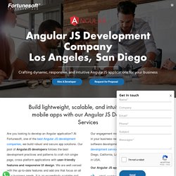 Top AngularJS Development Company in San Diego Los Angeles