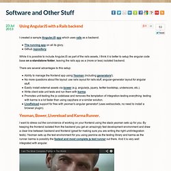 Using AngularJS with a Rails backend - Emmanuel Oga's Software and Stuff