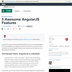 5 Awesome AngularJS Features